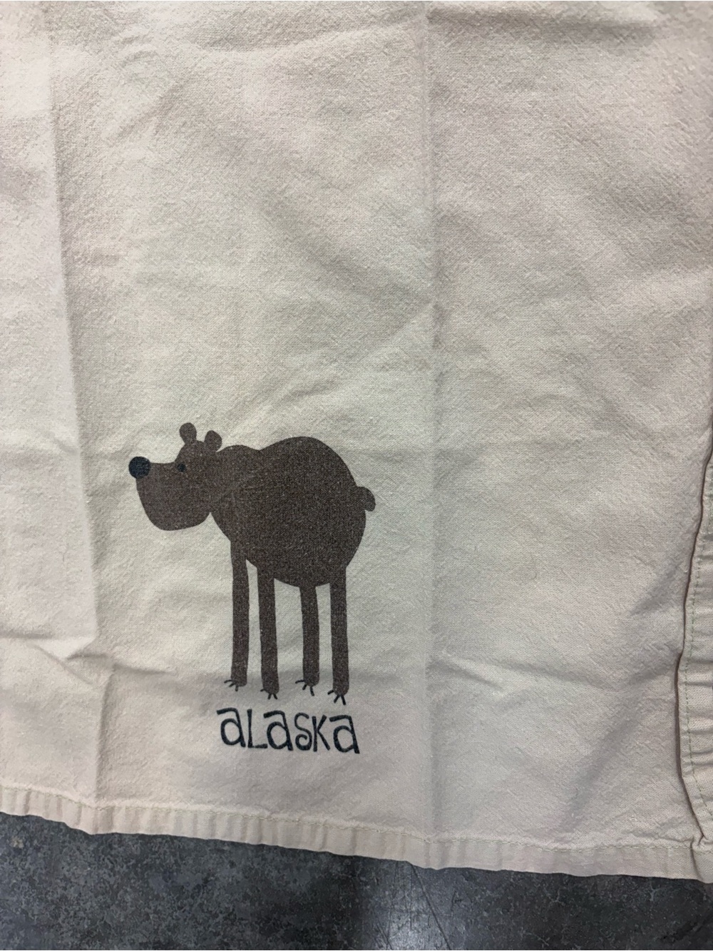 Cute Bear Themed Alaska Hand Towel